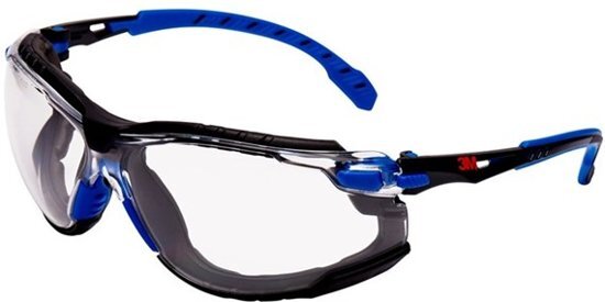 3M veiligheidsbril - SOLUS - blauw/zwart frame - S1101KIT