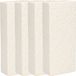 Gerimport Waterverdamper - 5x - wit - keramiek - 400 ml - radiatorbak luchtbevochtiger - 7,4 x 17,7 cm