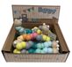 Houten Wiggly worm. Pastelkleur. 3+ | 12 stuks
