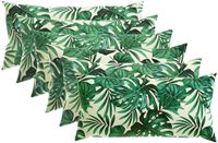 vidaXL Kussensloop - 6 stuks - Bladpatroon - 40 x 70 cm - Polyester