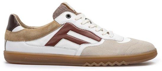 Floris van Bommel De Zaler 04.05 SFM-10233-60-02 Wit combi Heren Suède/Leer/Textiel Sneakers