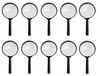 Loupe, portable - 10 pièces - Plastique - Pour la recherche - Utilisation scolaire - Lentilles de haute qualité - Loupe pour enfants