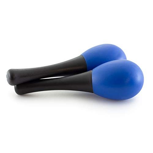 TIGER MAR28-BL Eieren Maracas van kunststof - blauw
