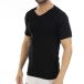 Lacotex Maillot de corps à manches courtes et col en V