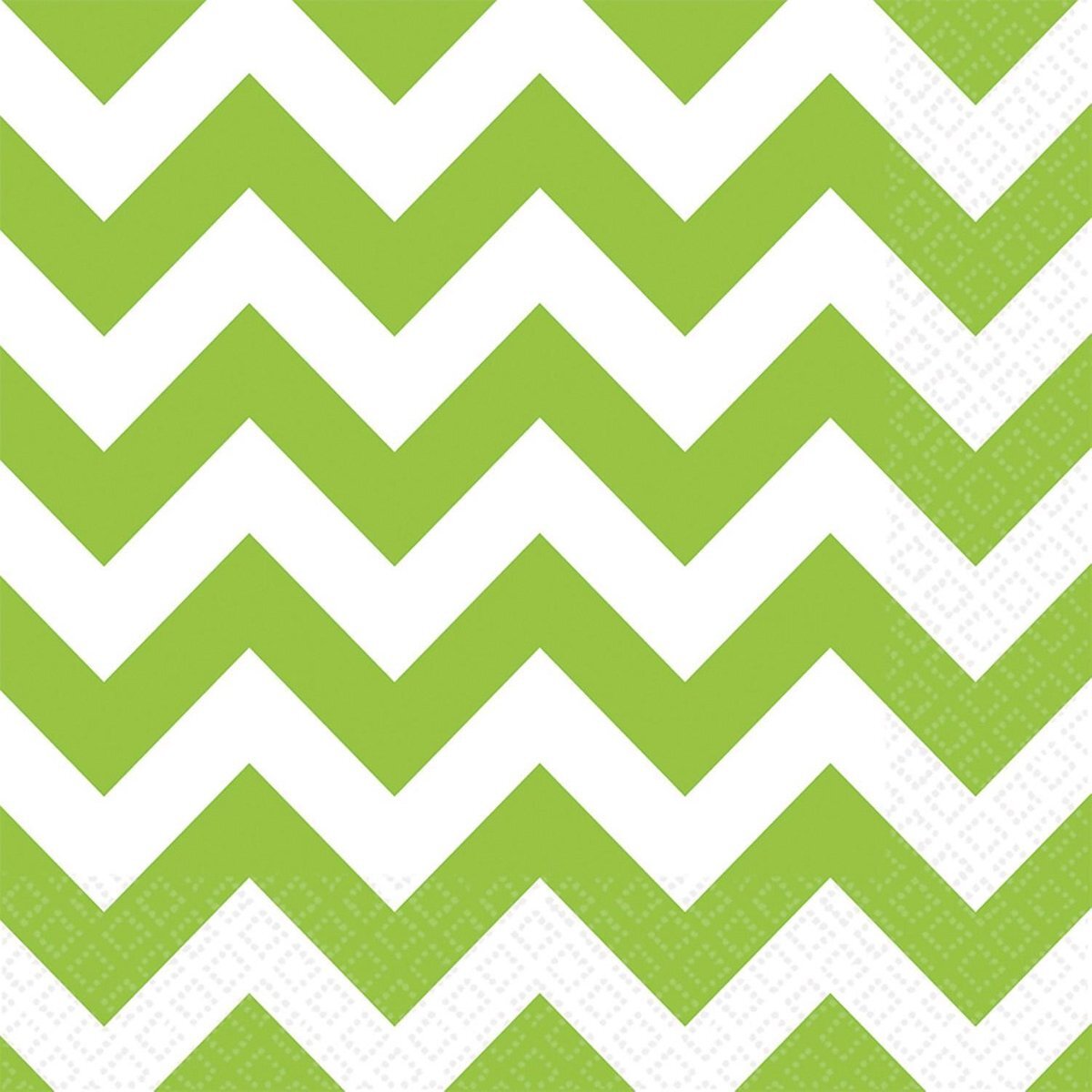 Amscan 20 servetten Kiwi Chevron, papier, groen