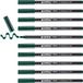 edding 1255 kalligrafiestift - flesgroen - 10 stiften - kalligrafiepunt 5 mm