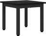 vidaXL Salontafel Zwart Eiken 40 x 40 x 36 cm Bewerkt Hout