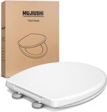Merkloos Toiletbril, Softclose, D-vorm, Wit