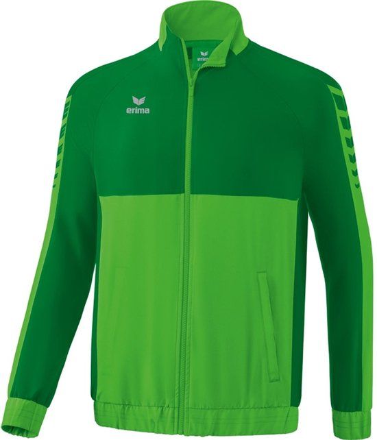 Erima Six Wings Presentatiejack Kinderen - Green / Smaragd - Maat 152