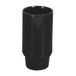 Tibelec 807520 fitting voor gloeilamp, E14, geïsoleerd, glad, vrouwelijk, 10 x 1, bakeliet, zwart, 2,7 x 5,3 cm
