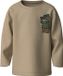 NAME IT Jongens Lange Mouwen Shirt Katoen Maat 98 Lichtbruin