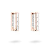 Liebeskind Berlin LJ-1465-E-22 IP oorbellen roségoud, 2,2 cm, Roestvrij staal, Zirkonia