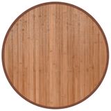 VidaXL Tapis Bambou, Polypropylène (PP) Naturel