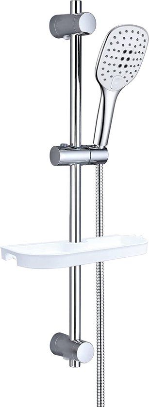 Görbach Douchestang Chroom 70 cm Doucheset Douchekolom met Doucheplank en Handdouche