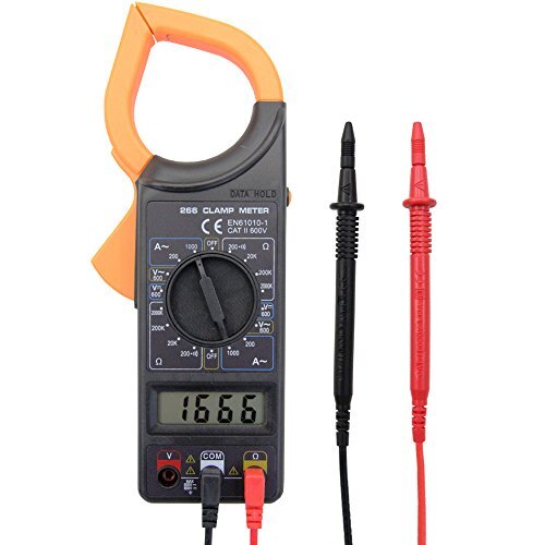 Electraline 59505 Stroommeter, digitaal, oranje en zwart