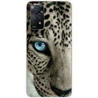 1001 coques Xiaomi Bedrukt siliconen hoesje compatibel met Xiaomi Redmi Note 11 Pro Plus 5G Oeil de leopard