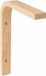 AMIG Plankdrager/planksteun van hout - lichtbruin - H250 x B200 mm