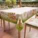 PETTI Artigiani Italiani Paastafelkleed Vlekbestendig Rechthoekig 140x360 cm 18 Personen Keukentafelkleed Microvezel Design Rabbit Konijntjes 100% Made in Italy