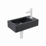 Saniclass Fuente fonteinset - 40x22 cm - Natuursteen - Wit mat