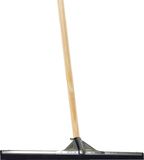 Betra racloir de sol/racloir de douche - pour eau métal/caoutchouc 100 cm - avec manche en bois 150 cm