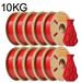 PETG Filament - filament pour imprimante 3D 1,75 mm - Tolérance ±0,03 mm - Convient aux imprimantes 3D FDM - Parfaitement enroulé - Rouge, 10 kg