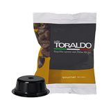 CAFFÈ TORALDO | Compatibel met A Modo Mio* | CAPSULE | Geselecteerde koffie, gegrild en geroosterd in Italië | Excellentie van Napolitaanse koffie (Gourmet-mix, 100 stuks)