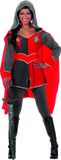 Wilbers Ridderdame Gwen grijs/rood - Maat 46
