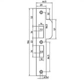 Nemef Sluitplaat 4119-17 Links