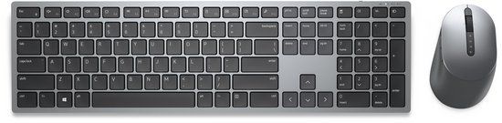 Dell Pro Plus KM7321W Toetsenbord en Muis Set - Spaans (QWERTY) - Grijs/Titanium