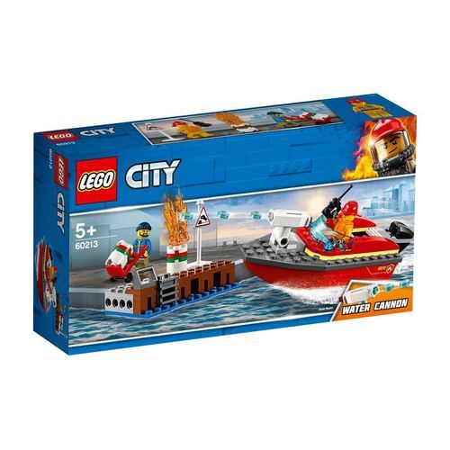 LEGO City 60213 Brand aan de kade - 97-delig