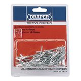 Draper 14009 Blinde klinknagels, 4 mm x 10 mm