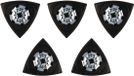Makita TMA078 Delta-schuurplaat Starlock 94 mm klittenband 5 stuks