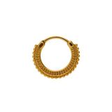 Lucardi - Dames Stalen goldplated helixpiercing - Staal - Goudkleurig