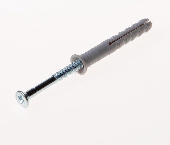 Fischer Nagelplug N6x40 - 50 stuks - Slagplug - Nylon - Wit