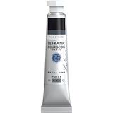 Lefranc Bourgeois 405022 Extra fijne Lefranc olieverf met hoogwaardige kunstenaarspigmenten, lichtecht, verouderingsbestendig - 20ml Tube, Ivory Black