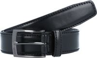 JOOP! Leren Riem Quilted Coll. Belt 3,5 CM W90 Black Zwart