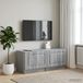 Prolenta Maison Exclusive - TV-meubel Sonoma-grijs, gemaakt van houtvezel