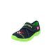 BECK Huisschoenen 'Football' donkerblauw / lichtgroen / rood / zwart / wit