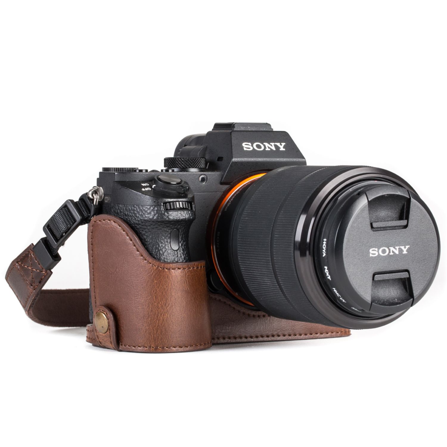 MegaGear MG1124 - Cameratas - Bruin - Kunstleer - Sony Alpha A7S II, A7R II, A7 II