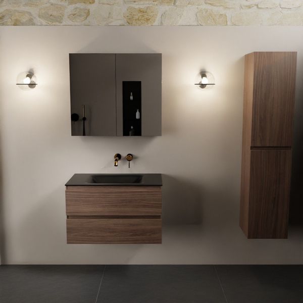 Mondiaz Aivy badmeubelset - 80x45x50cm - Melamine Mocha
