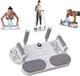Plaque d'entraînement portable avec bandes de résistance - appareil d'entraînement pour les bras et les abdominaux - équipement de fitness pour une utilisation intérieure et extérieure