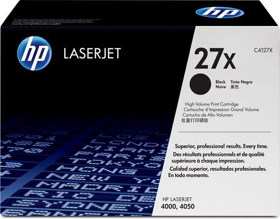 Hp Printing & Computing HP 27X Toner Cartridge - Black - C4127X