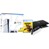 Sony PlayStation PS5 Slim Disc + Marvel's Wolverine + Covers Zwart + Extra Controller Wit + Oplaadstation