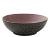 BITZ Saladeschaal Rond Steengoed Grijs, Roze 30 cm