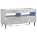 vidaXL - LED - tv-meubel - HAARLEM - 81 x 35 x 43 cm - Betongrijs - Bewerkt hout