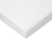 Molton Matrasbeschermer, Katoen + PU, 60 x 120 cm, 2 stuks