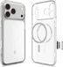 Spigen Ultra Hybrid T MagFit Hoesje Geschikt voor Apple iPhone 17 Pro - Back Cover Compatibel met MagSafe / Qi2 - Transparant Wit