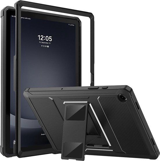 Accezz Rugged Back Case for Samsung Galaxy Tab A9 Plus - Black