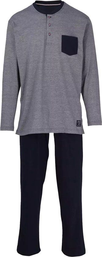 CECEBA Seoul Heren Pyjama - Blauw - XL - Lange mouw