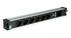 BACHMANN STEP ALU, 6 stopcontacten met aardingscontact, 1 USB-oplaadpoort, 1 ABD-stopcontact